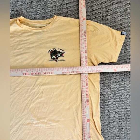 Salty Crew Mustard Short Sleeve Tee - Picture 5 of 5